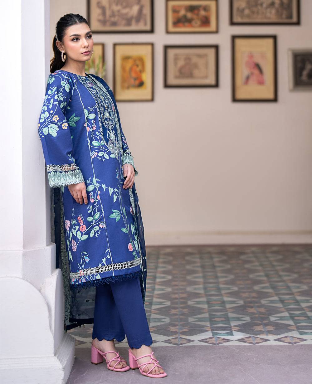 Xenia Formals | Summer Soiree Lawn | MONTAUK - Pakistani Designer Dress - by Xenia Formals | Type: Casuals - 100% Original at Saira Sultan