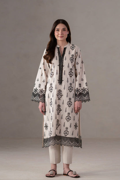 Akbar Aslam | Pret Lawn | Slate XS Off White Lawn