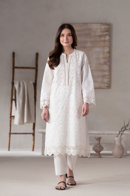 Akbar Aslam | Pret Lawn | Frost XS White Lawn