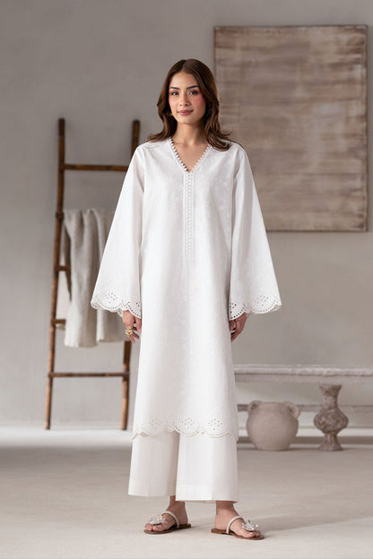 Akbar Aslam | Pret Lawn | Solace XS White Lawn