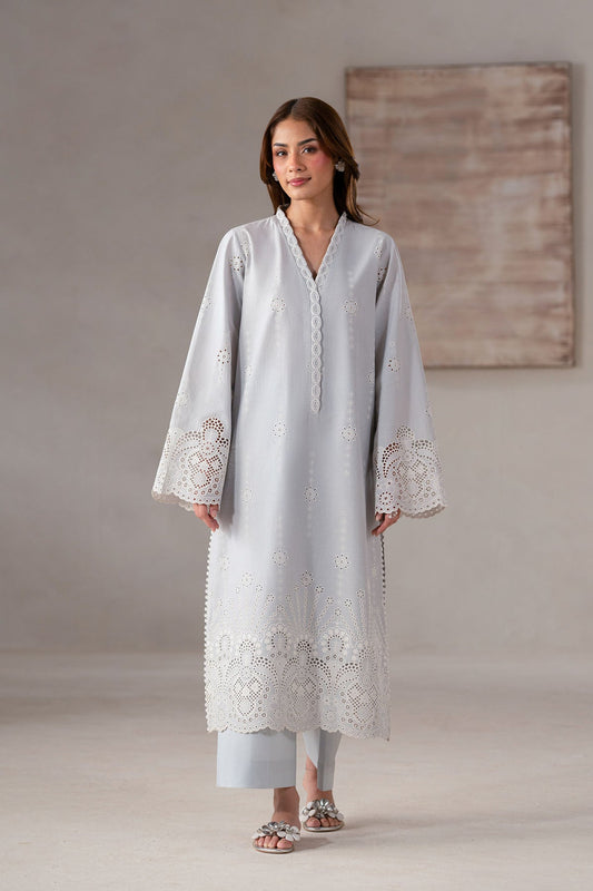 Akbar Aslam | Pret Lawn | Aithra XS Gray Lawn