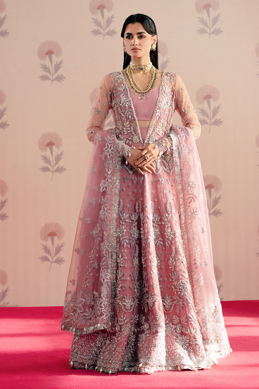 Zarposh | Maharani Wedding Collection | Feroza XS Tea Pink Net