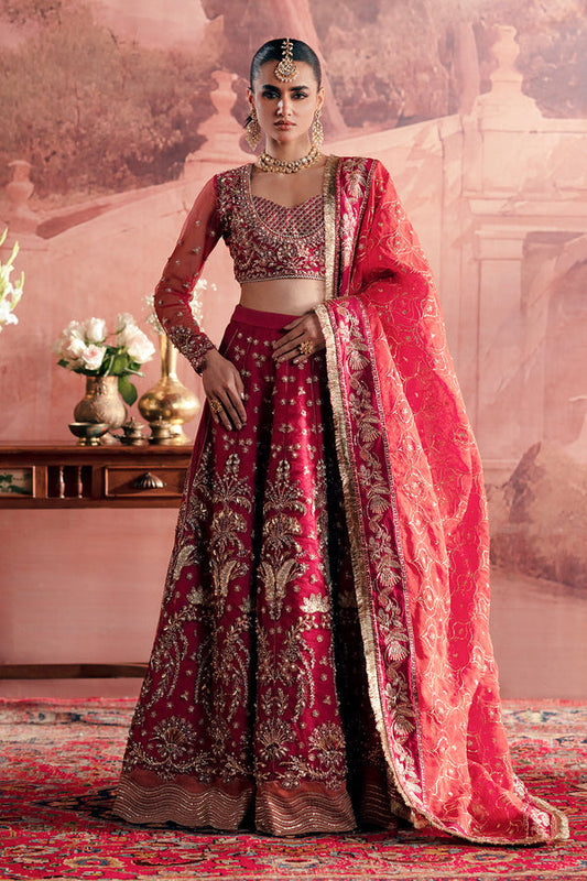 Zarposh | Maharani Wedding Collection | Anarkali XS Magenta Net