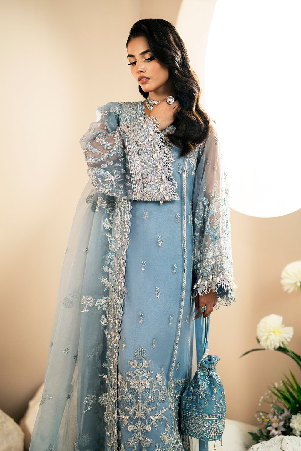 AJR Couture | Festive Formals 24 | Lotus - Pakistani Designer Dress - by AJR Couture | Type: Formal - 100% Original at Saira Sultan