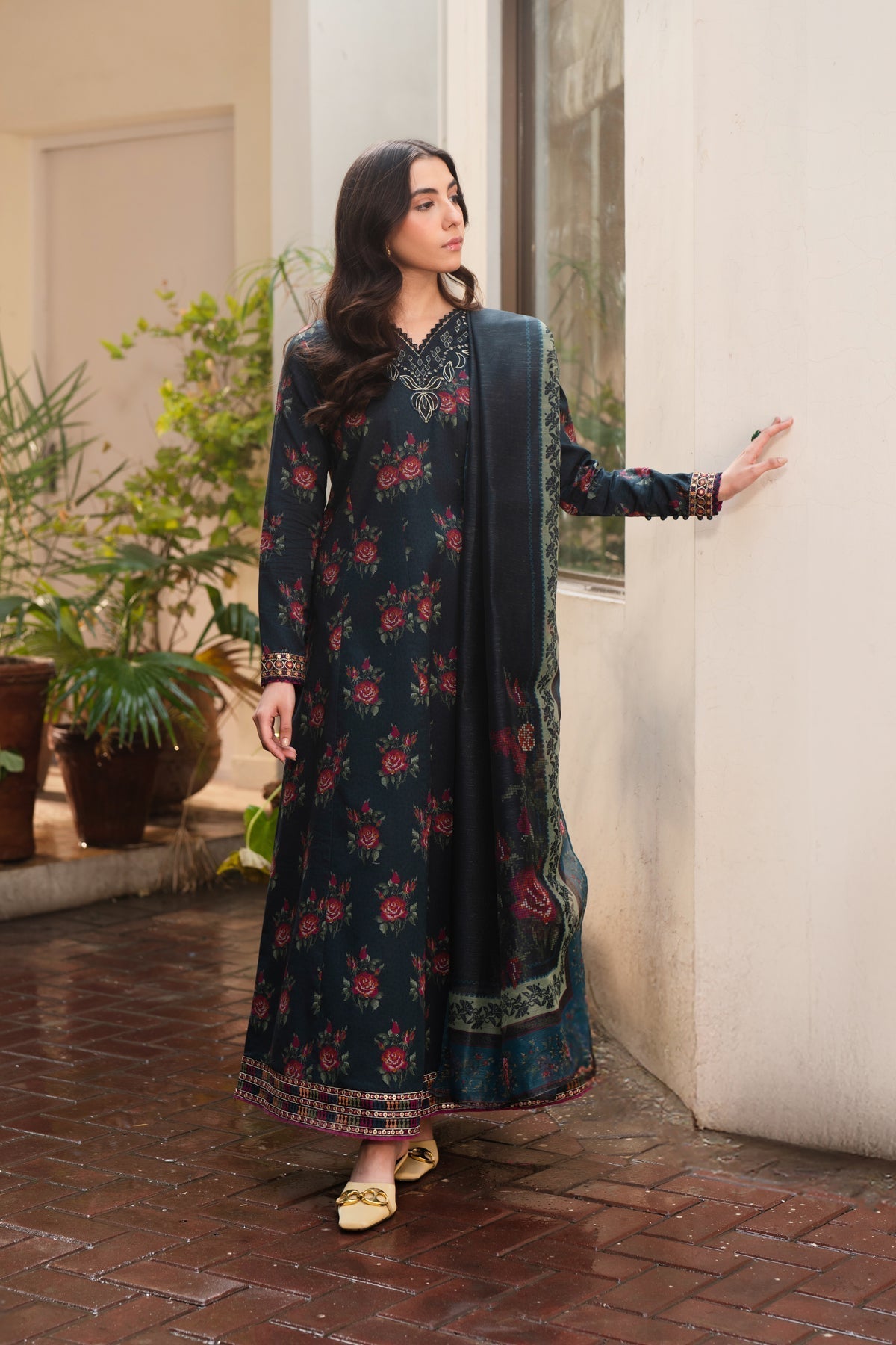 Xenia Formals | Summer Away 25 | FLEURIS S Navy Blue Lawn