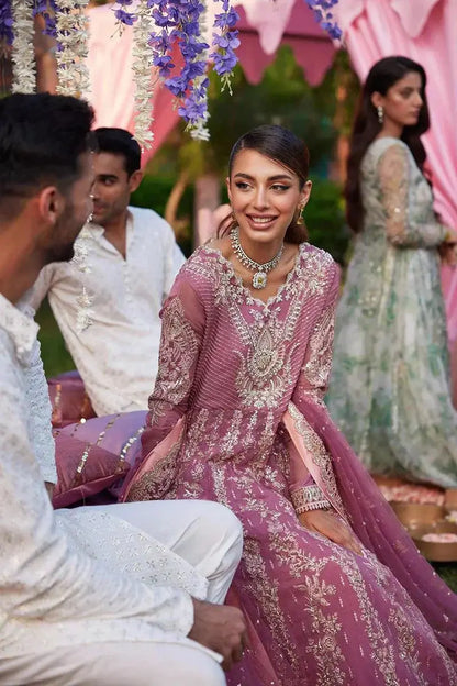 Mushq | Izhar Luxury Chiffon Collection 23 | Hania - Pakistani Designer Dress - by Mushq | Type: Bridal - 100% Original at Saira Sultan