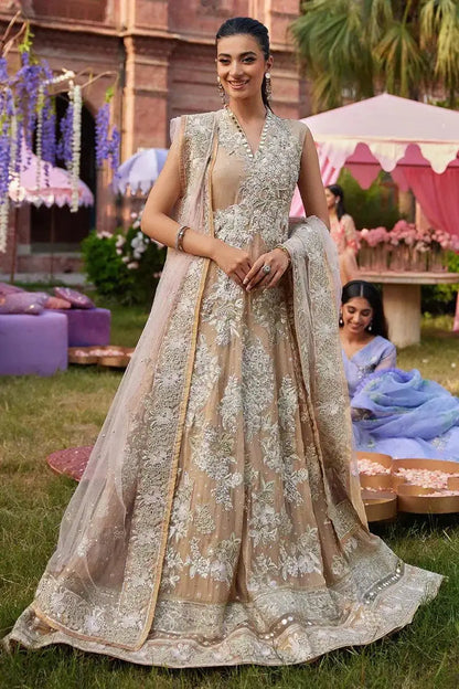 Mushq | Izhar Luxury Chiffon Collection 23 | Meherbano - Pakistani Designer Dress - by Mushq | Type: Bridal - 100% Original at Saira Sultan