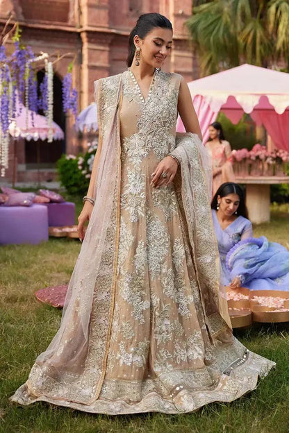 Mushq | Izhar Luxury Chiffon Collection 23 | Meherbano - Pakistani Designer Dress - by Mushq | Type: Bridal - 100% Original at Saira Sultan