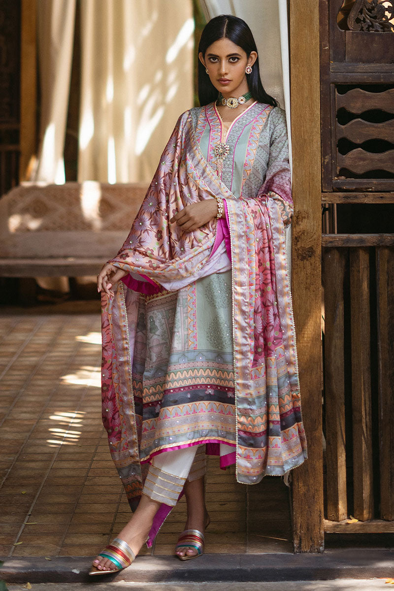 Mushq | Nirvana Silk Edit |  Taffy - Pakistani Designer Dress - by Mushq | Type: Ladies Clothes - 100% Original at Saira Sultan