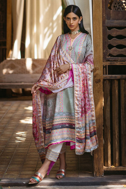 Mushq | Nirvana Silk Edit |  Taffy - Pakistani Designer Dress - by Mushq | Type: Ladies Clothes - 100% Original at Saira Sultan