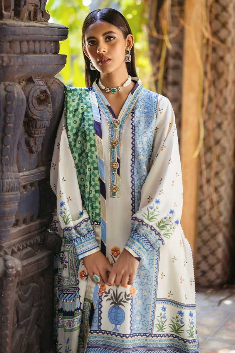 Mushq | Nirvana Silk Edit |  Azure - Pakistani Designer Dress - by Mushq | Type: Ladies Clothes - 100% Original at Saira Sultan