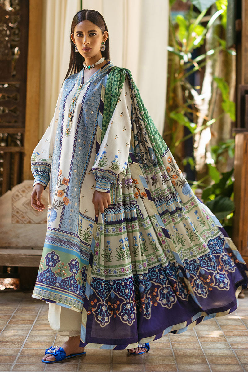 Mushq | Nirvana Silk Edit |  Azure - Pakistani Designer Dress - by Mushq | Type: Ladies Clothes - 100% Original at Saira Sultan