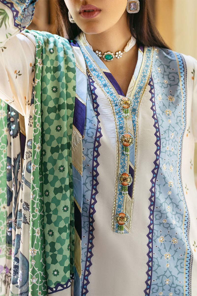 Mushq | Nirvana Silk Edit |  Azure - Pakistani Designer Dress - by Mushq | Type: Ladies Clothes - 100% Original at Saira Sultan