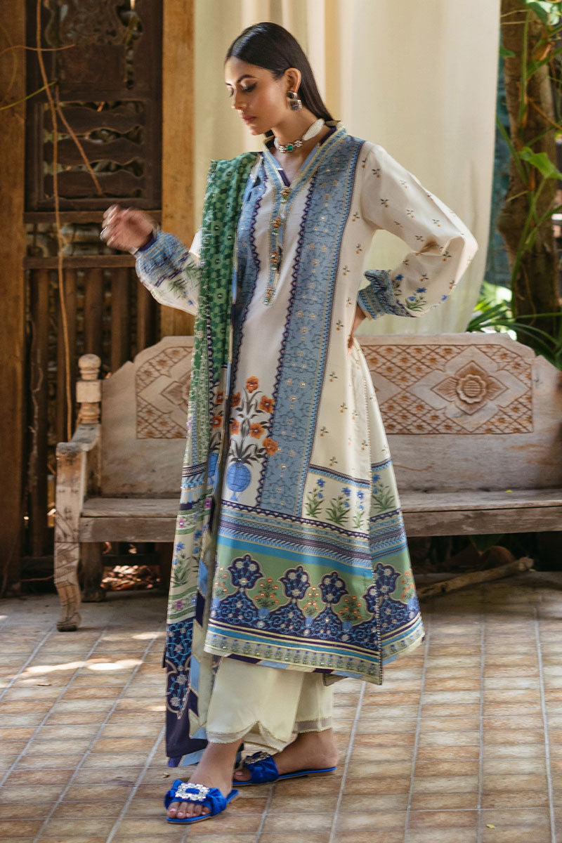 Mushq | Nirvana Silk Edit |  Azure - Pakistani Designer Dress - by Mushq | Type: Ladies Clothes - 100% Original at Saira Sultan