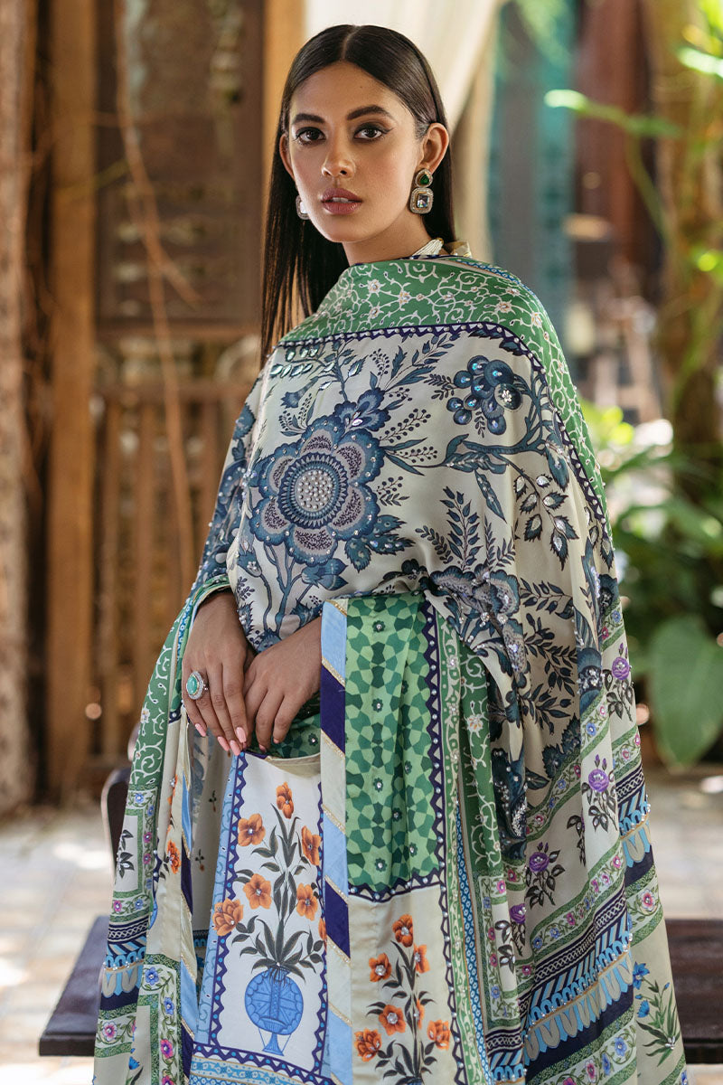 Mushq | Nirvana Silk Edit |  Azure - Pakistani Designer Dress - by Mushq | Type: Ladies Clothes - 100% Original at Saira Sultan