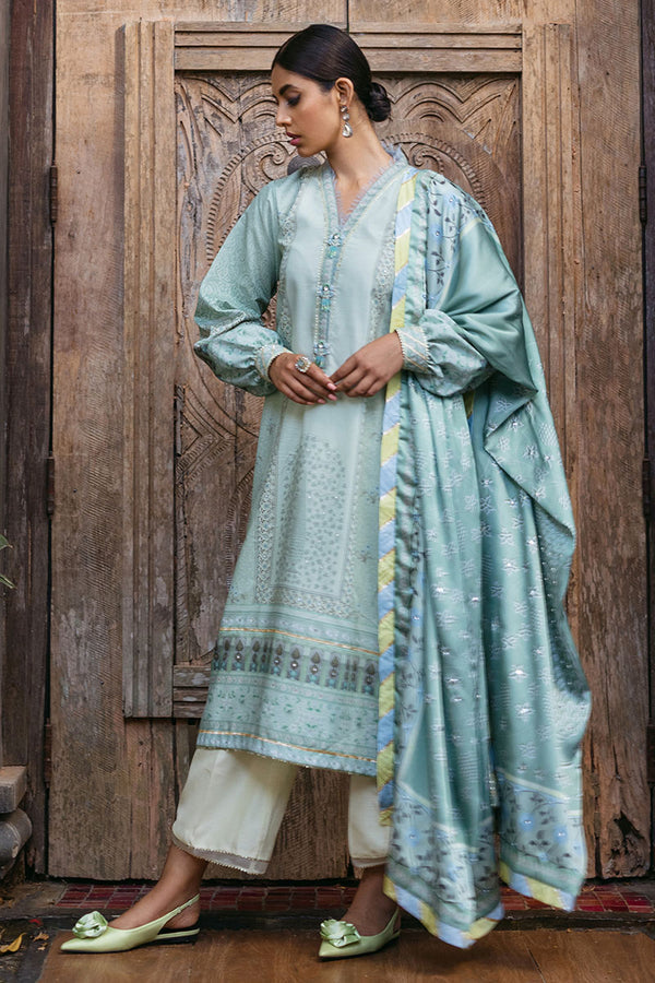Mushq | Nirvana Silk Edit |  Cerulean - Pakistani Designer Dress - by Mushq | Type: Ladies Clothes - 100% Original at Saira Sultan