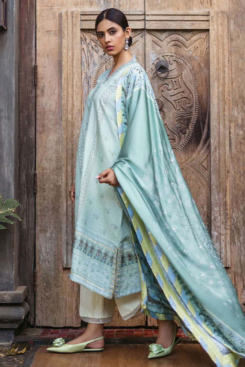 Mushq | Nirvana Silk Edit |  Cerulean - Pakistani Designer Dress - by Mushq | Type: Ladies Clothes - 100% Original at Saira Sultan