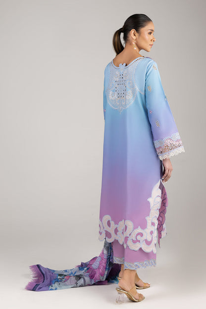 Mushq | Manaram Luxury Lawn 25 | Whispering Melody XS Rose Pink Lawn