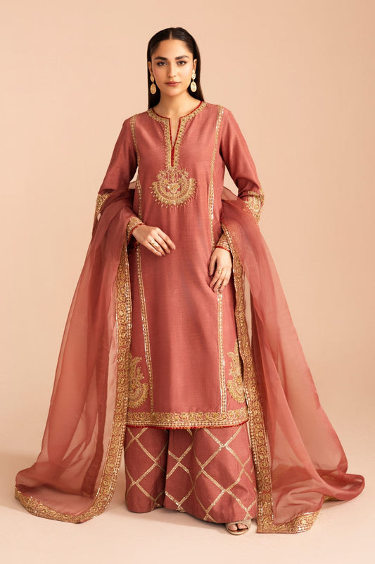 Maryum N Maria | Iris Formals | BIRVA - MW40001 S Dusty Pink Viscose Cotton