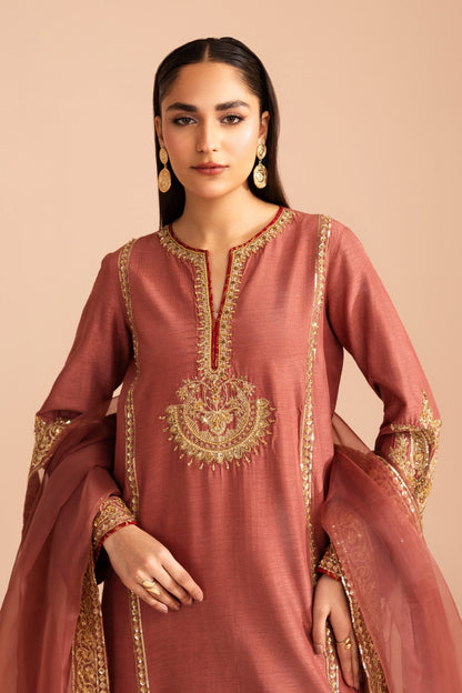 Maryum N Maria | Iris Formals | BIRVA - MW40001 L Dusty Pink Viscose Cotton
