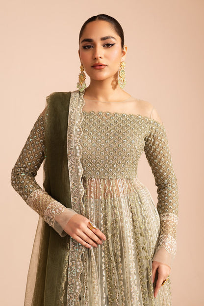 Maryum N Maria | Iris Formals | KATRI - MW40010 L Gray Net