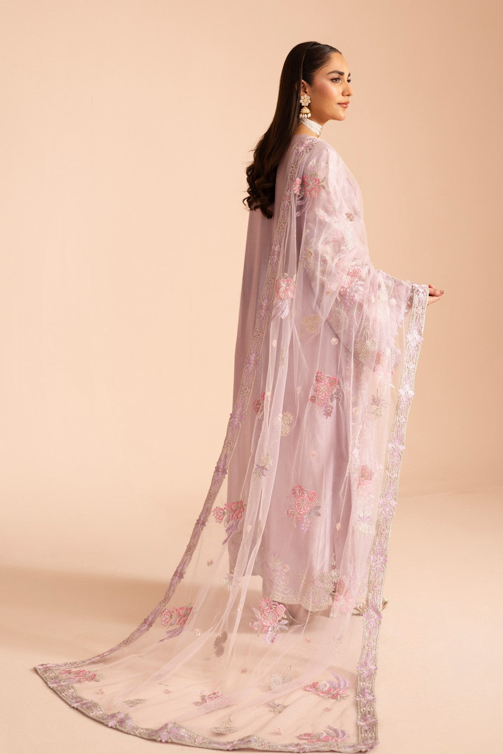 Maryum N Maria | Iris Formals | HARLEEN - MW40014 M Lilac Organza Silk