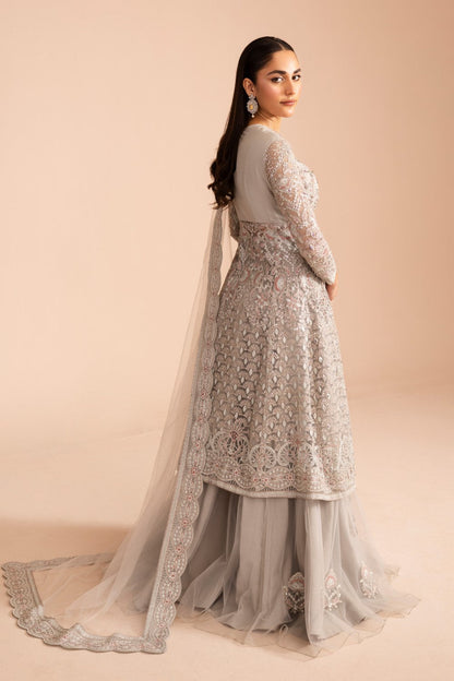 Maryum N Maria | Iris Formals | KAJOL - MW40011 M Off White Net