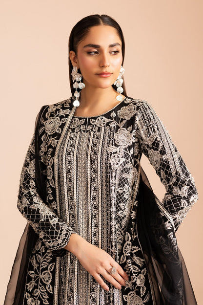 Maryum N Maria | Iris Formals | JANEA - MW40015 L Black Viscose Cotton