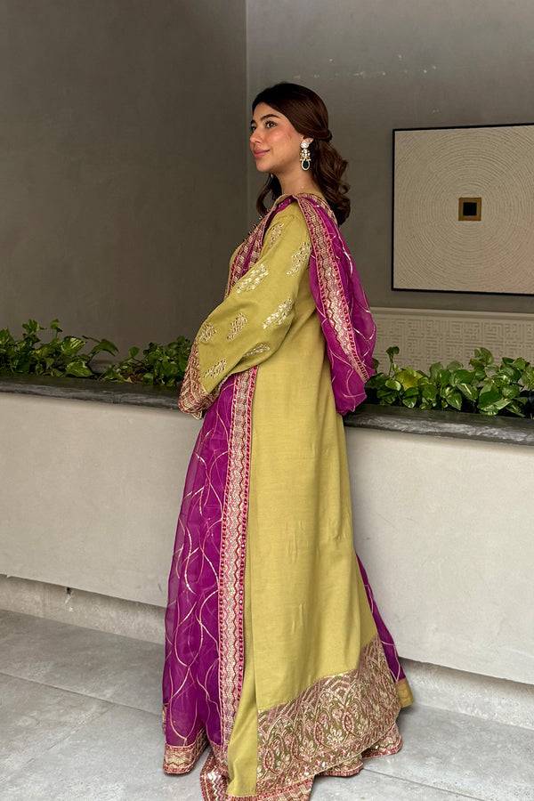 Maryum N Maria | Farisha Formals| MAELLE - MW40091 - Pakistani Designer Dress - by Maryum N Maria - Type : Ladies Clothes - 100% Original at Saira Sultan
