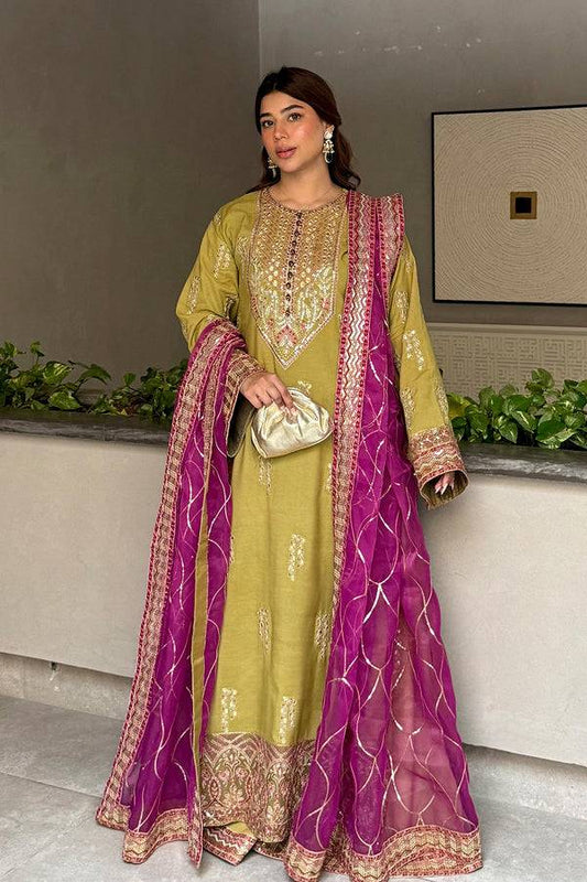 Maryum N Maria | Farisha Formals| MAELLE - MW40091 - Pakistani Designer Dress - by Maryum N Maria - Type : Ladies Clothes - 100% Original at Saira Sultan