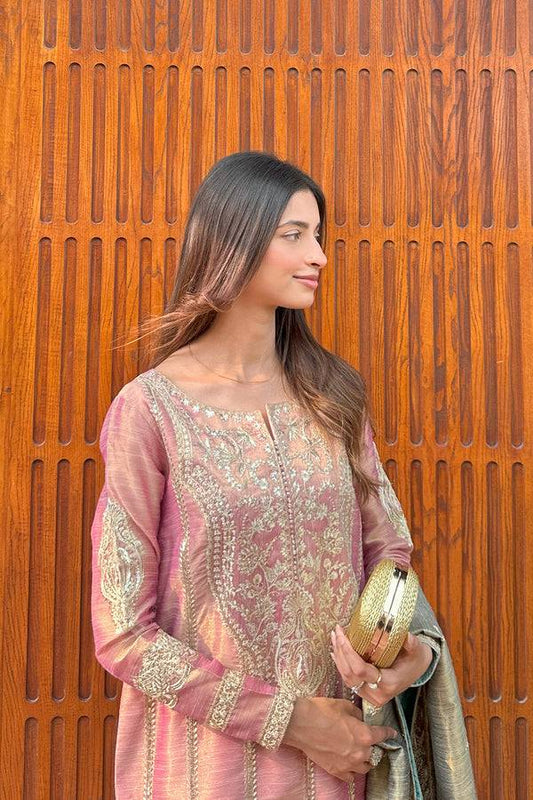 Maryum N Maria | Farisha Formals| OCEANE - MW40092 - Pakistani Designer Dress - by Maryum N Maria - Type : Ladies Clothes - 100% Original at Saira Sultan
