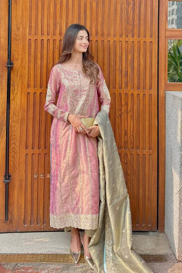 Maryum N Maria | Farisha Formals| OCEANE - MW40092 - Pakistani Designer Dress - by Maryum N Maria - Type : Ladies Clothes - 100% Original at Saira Sultan