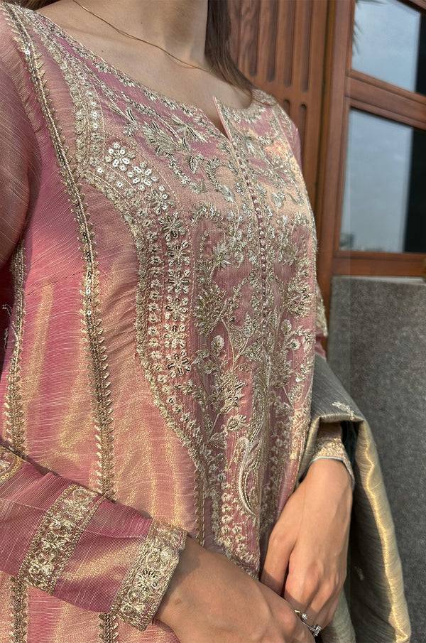 Maryum N Maria | Farisha Formals| OCEANE - MW40092 - Pakistani Designer Dress - by Maryum N Maria - Type : Ladies Clothes - 100% Original at Saira Sultan