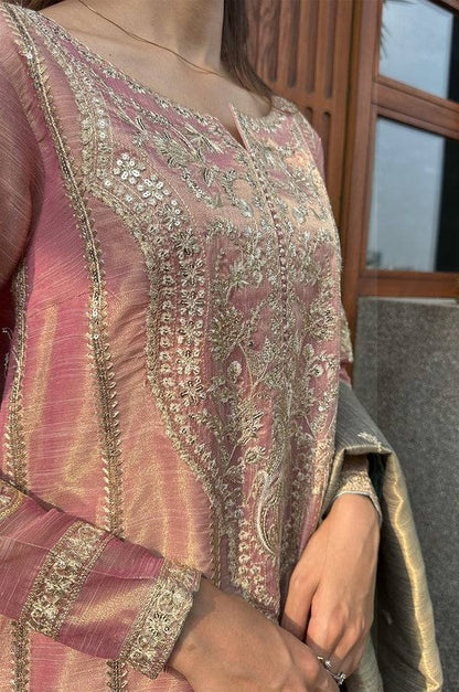 Maryum N Maria | Farisha Formals| OCEANE - MW40092 - Pakistani Designer Dress - by Maryum N Maria - Type : Ladies Clothes - 100% Original at Saira Sultan