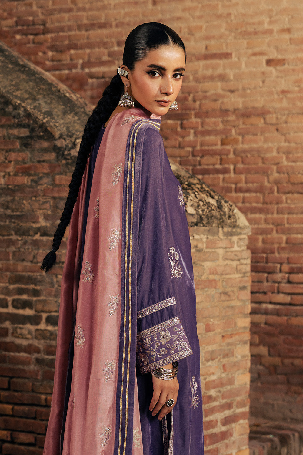 Maryum N Maria | Gulshan e Makhmal | MAELLE - MSS5606 by Maryum N Maria - Designer Dress - Type : Ladies Clothes - Available at Saira Sultan - 100% Original 