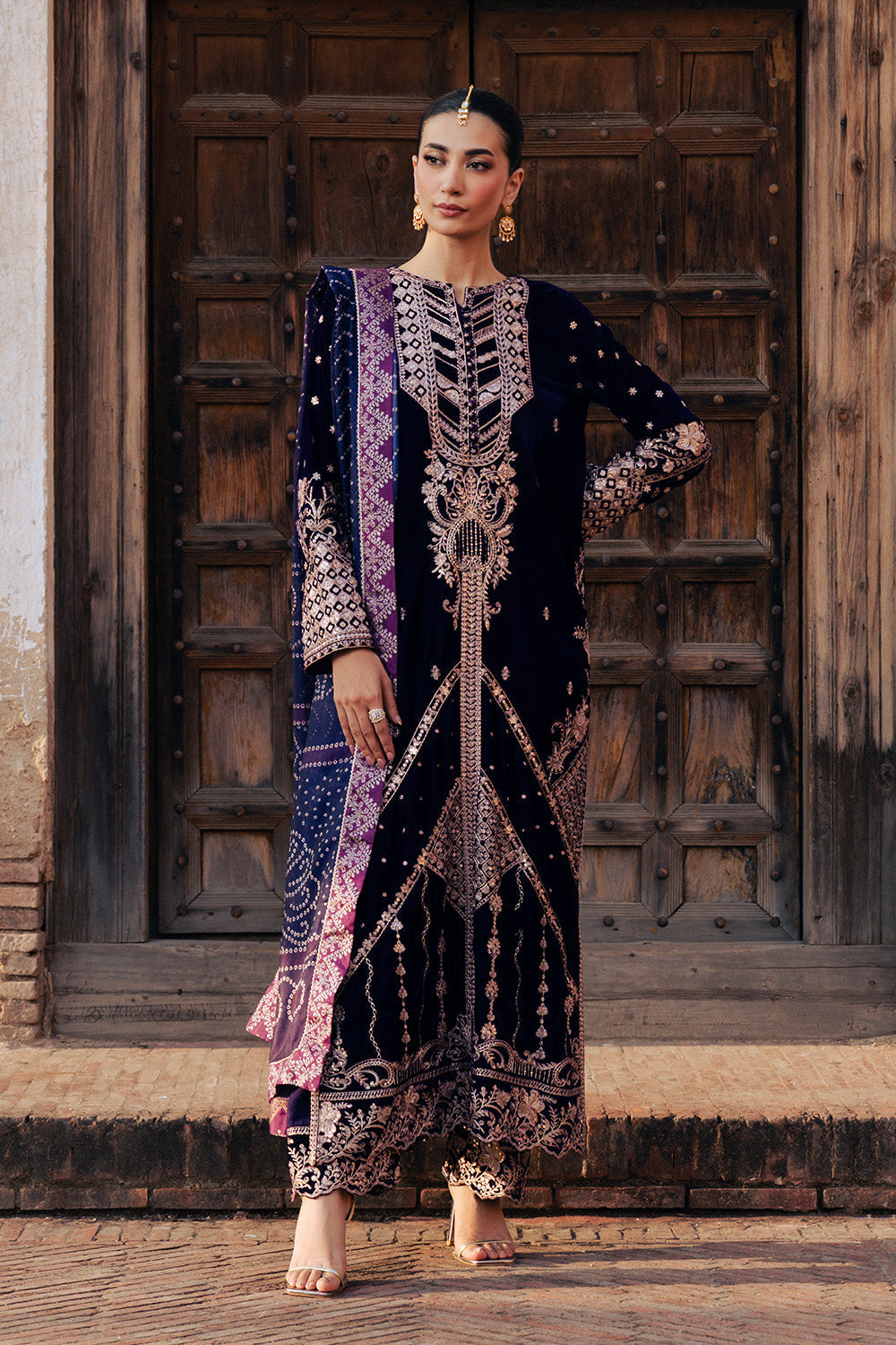 Maryum N Maria | Gulshan e Makhmal | REINY - MSS5608 by Maryum N Maria - Designer Dress - Type : Ladies Clothes - Available at Saira Sultan - 100% Original 