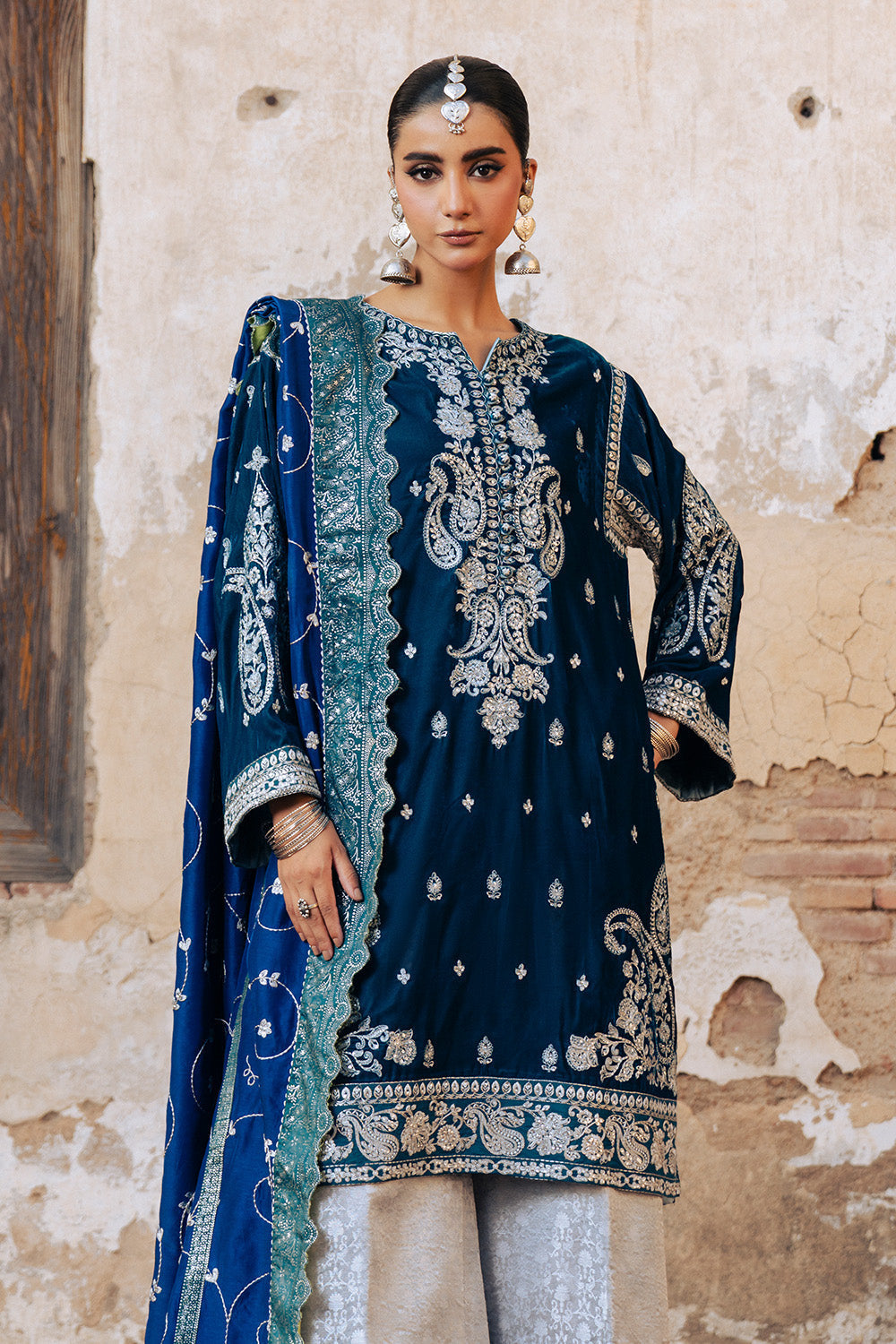 Maryum N Maria | Gulshan e Makhmal | ELISE - MSS5610 by Maryum N Maria - Designer Dress - Type : Ladies Clothes - Available at Saira Sultan - 100% Original 