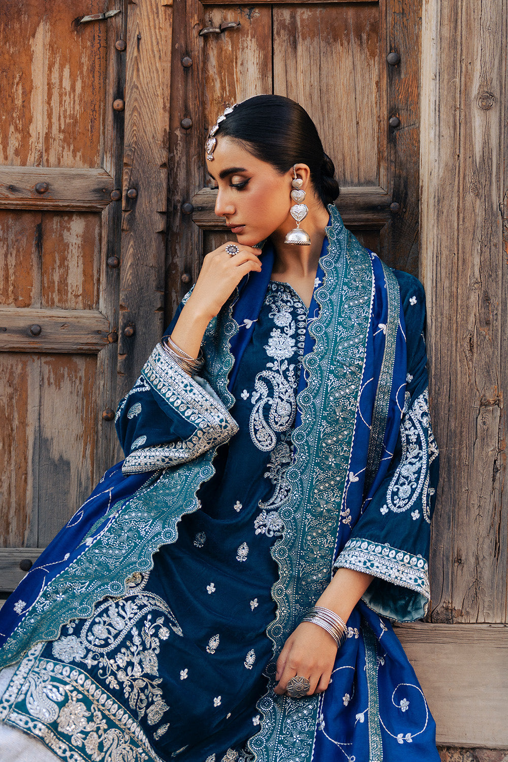 Maryum N Maria | Gulshan e Makhmal | ELISE - MSS5610 by Maryum N Maria - Designer Dress - Type : Ladies Clothes - Available at Saira Sultan - 100% Original 