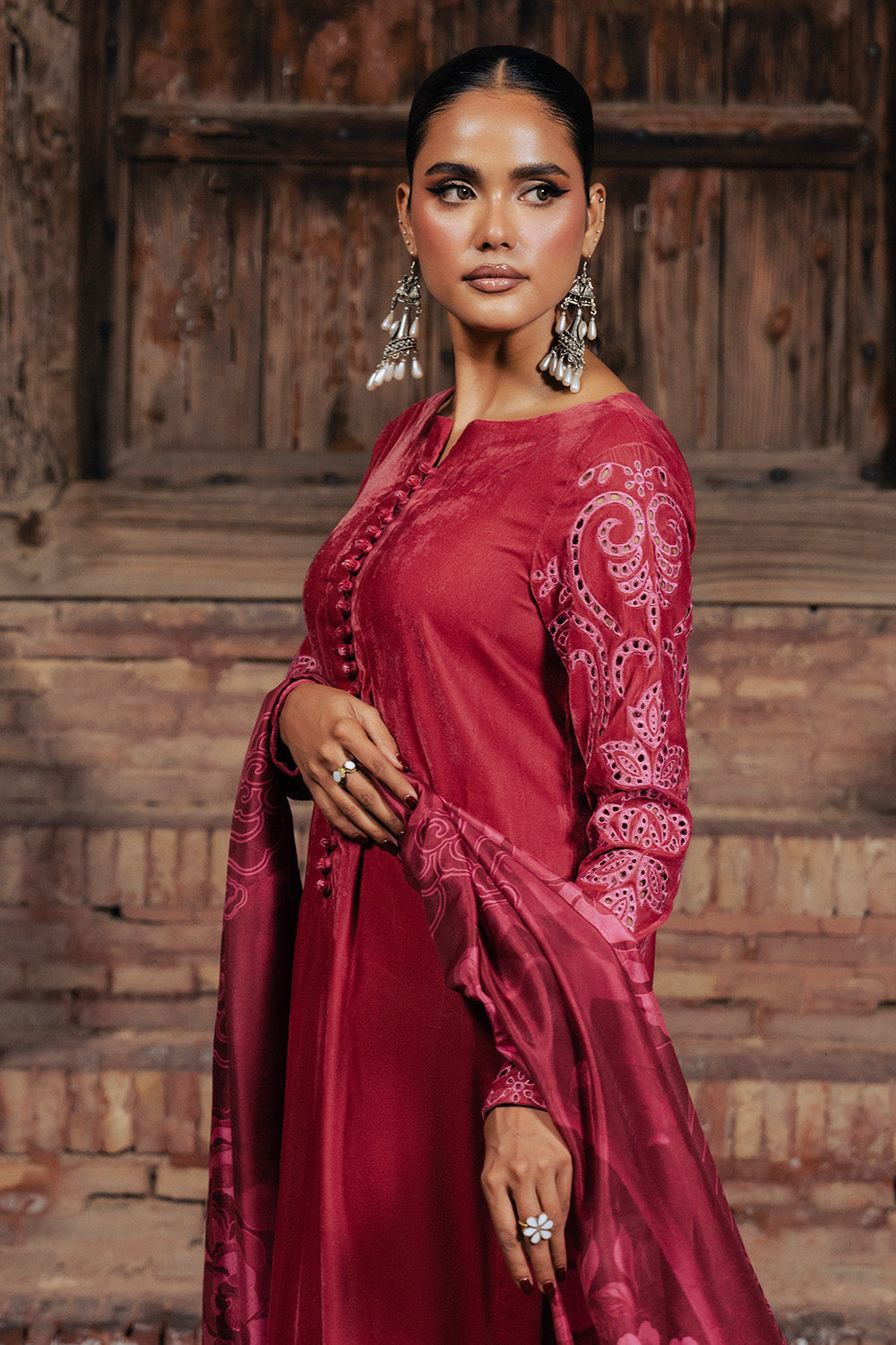 Maryum N Maria | Gulshan e Makhmal | ZOE - MSS5611 by Maryum N Maria - Designer Dress - Type : Ladies Clothes - Available at Saira Sultan - 100% Original 