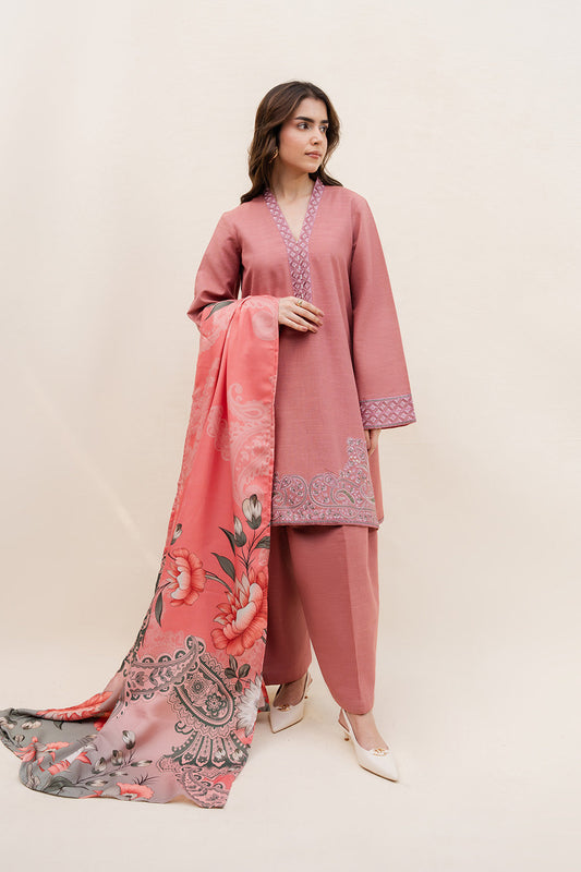 Maryum N Maria | Latte Layers Pret | MOCHA MIST - MWS5815 by Maryum N Maria - Designer Dress  - Type : Ladies Clothes - Available at Saira Sultan - 100% Original 