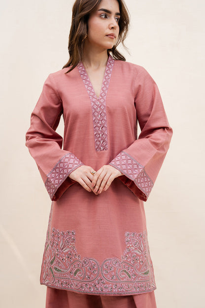 Maryum N Maria | Latte Layers Pret | MOCHA MIST - MWS5815 by Maryum N Maria - Designer Dress  - Type : Ladies Clothes - Available at Saira Sultan - 100% Original 