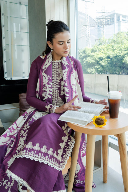 Maryum N Maria | Latte Layers Pret | CHAI CLOUD - MWS5825 by Maryum N Maria - Designer Dress  - Type : Ladies Clothes - Available at Saira Sultan - 100% Original 