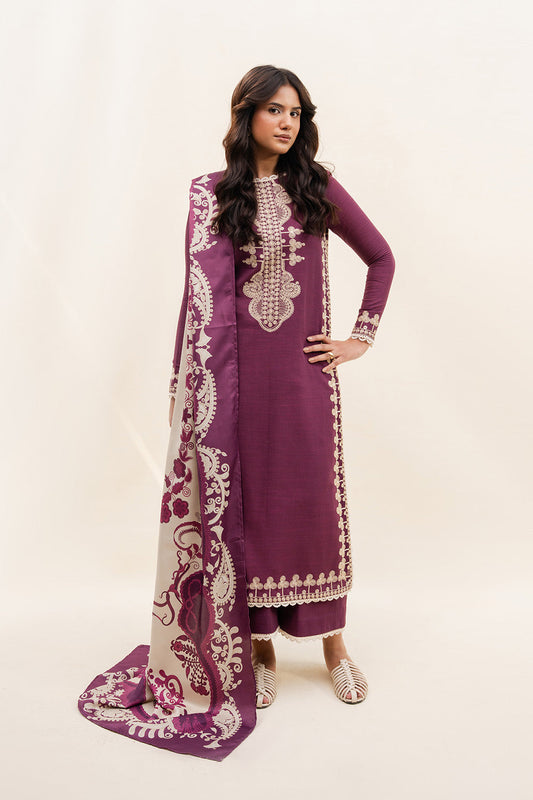 Maryum N Maria | Latte Layers Pret | CHAI CLOUD - MWS5825 by Maryum N Maria - Designer Dress  - Type : Ladies Clothes - Available at Saira Sultan - 100% Original 