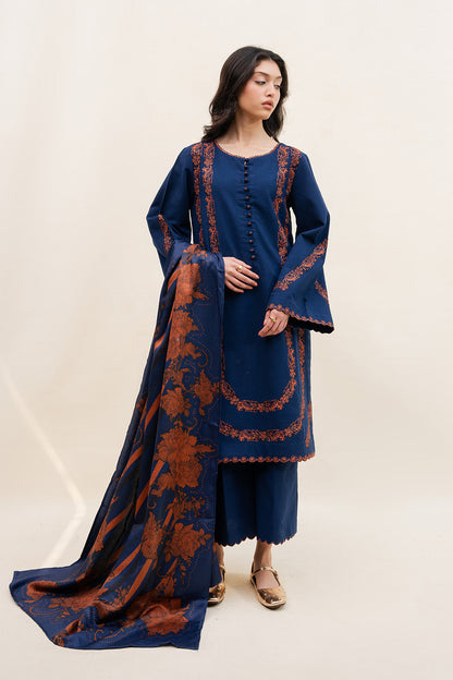 Maryum N Maria | Latte Layers Pret | ALMOND VEIL - MWS5826 by Maryum N Maria - Designer Dress  - Type : Ladies Clothes - Available at Saira Sultan - 100% Original 