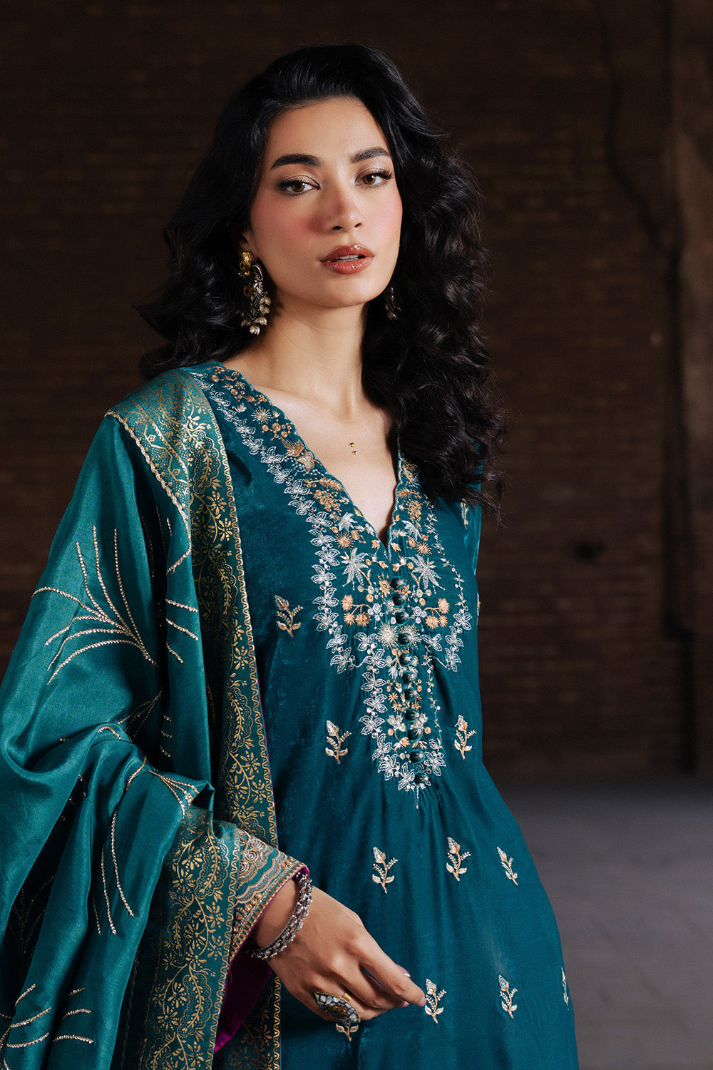 Maryum N Maria | Gulshan e Makhmal | ALIENOR - MWS5885 by Maryum N Maria - Designer Dress - Type : Ladies Clothes - Available at Saira Sultan - 100% Original 