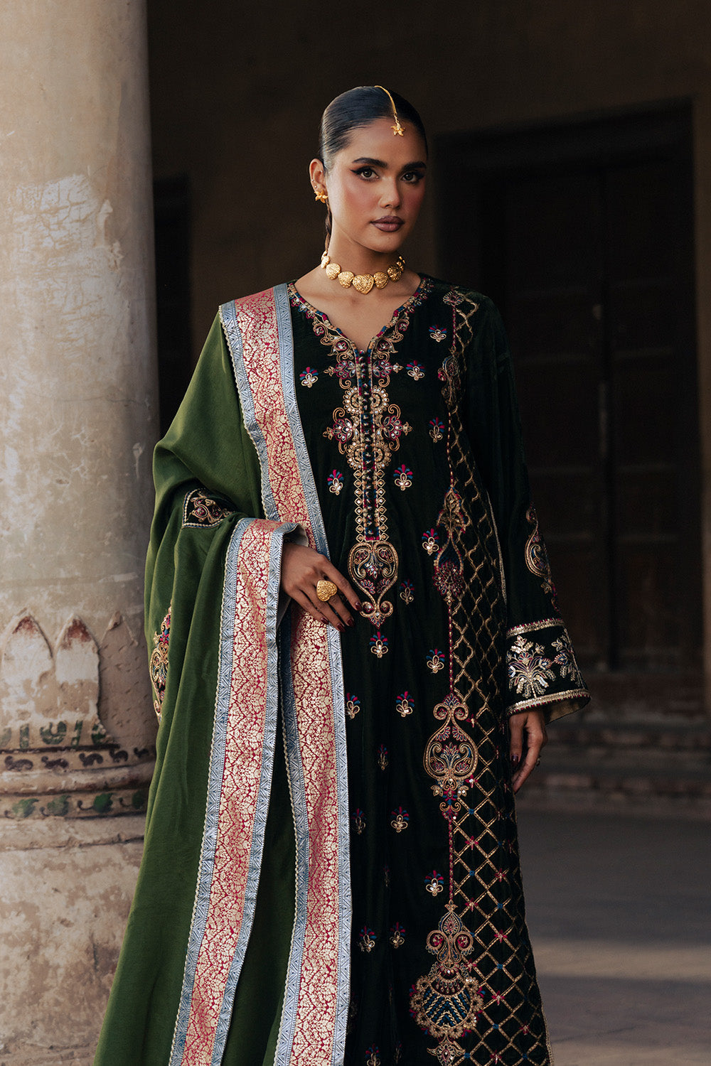 Maryum N Maria | Gulshan e Makhmal | AURELIE - MWS5886 by Maryum N Maria - Designer Dress - Type : Ladies Clothes - Available at Saira Sultan - 100% Original 