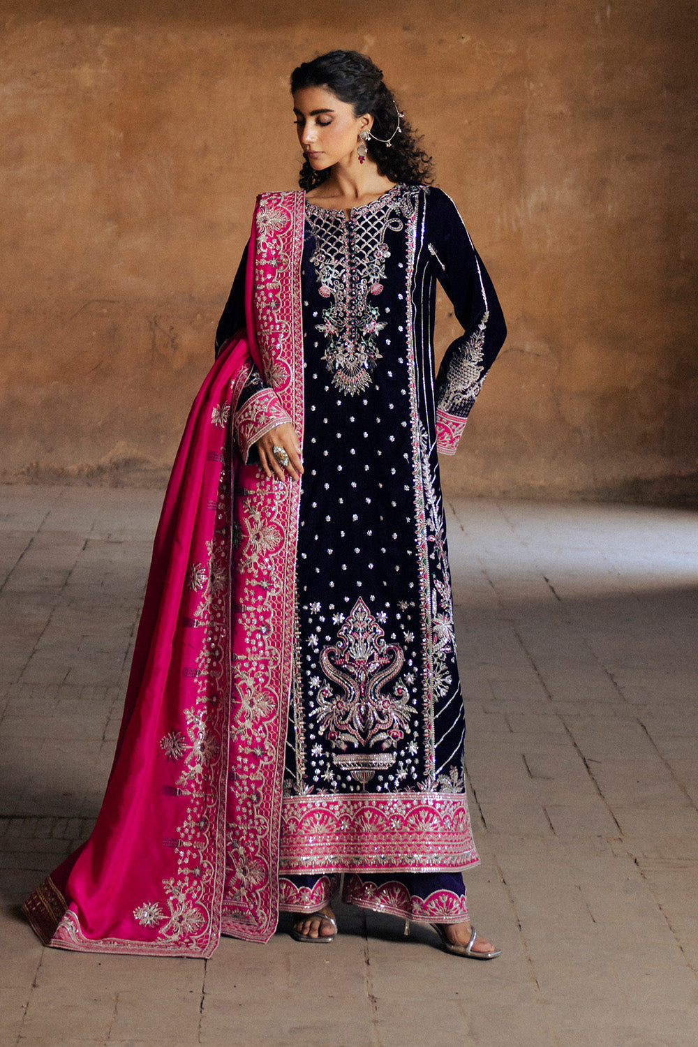 Maryum N Maria | Gulshan e Makhmal | FELICITE - MWS5890 by Maryum N Maria - Designer Dress - Type : Ladies Clothes - Available at Saira Sultan - 100% Original 