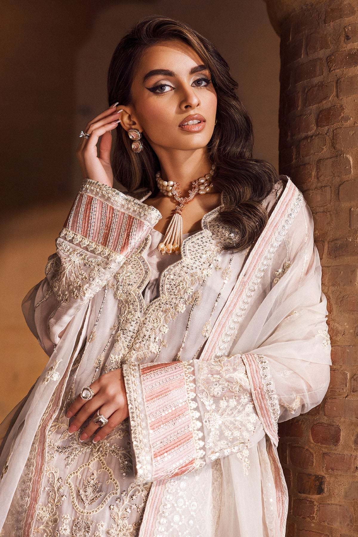 Motifz | Luxury Formal | 4127-ANMOL - Pakistani Designer Dress - by Motifz - Type : Ladies Clothes - 100% Original at Saira Sultan