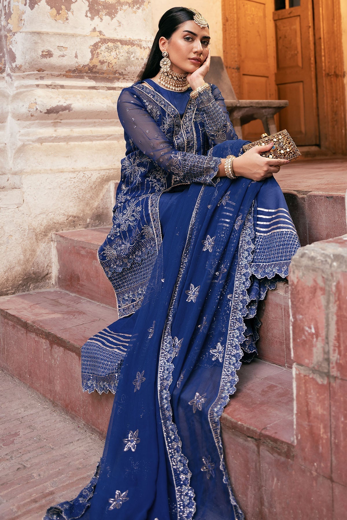 Motifz | Luxury Formal | 4813-JASMIN - Pakistani Designer Dress - by Motifz - Type : Ladies Clothes - 100% Original at Saira Sultan