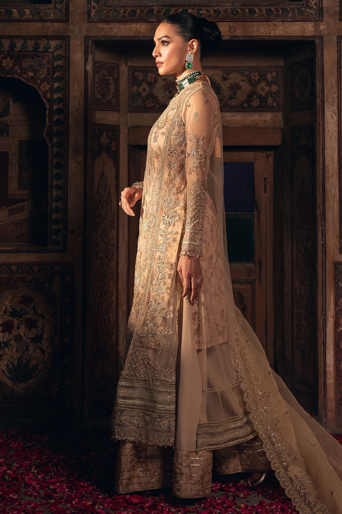 Motifz | Luxury Formal | 4821-SHERBANO - Pakistani Designer Dress - by Motifz - Type : Ladies Clothes - 100% Original at Saira Sultan